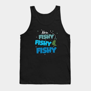 Here Fishy Fishy Love Summer Tank Top